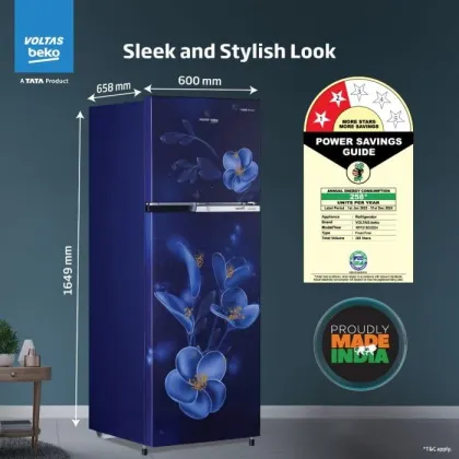 Voltas Beko RFF315D 268 L 2 Star Double Door Refrigerator