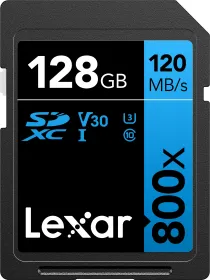 Lexar Professional 800x 128 SDXC Class 10 Memory Card