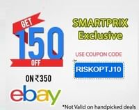 Flat Rs. 150 OFF on Order of Rs. 350 and above | Valid for new Users