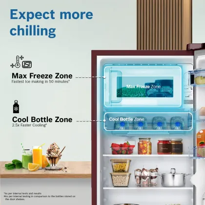 Bosch CST22W33PI 226 L 3 Star Single Door Refrigerator