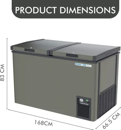 Voltas CVF500 DD P 500 L Double Door Deep Freezer