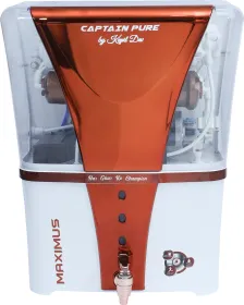 Captain Pure By Kapil Dev Maximus 12 L Water Purifier (RO + Cu + ALK)