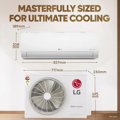 LG US-Q13JNYE 1 Ton 4 Star 2025 Inverter Split AC