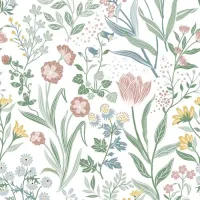 Floral Peel and Stick Wallpaper