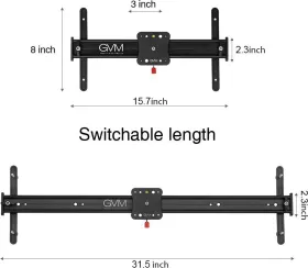 GVM 13-inch Aluminum Alloy Motorized Camera Slider