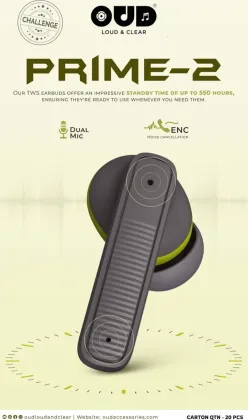 OUD Prime-2 True Wireless Earbuds