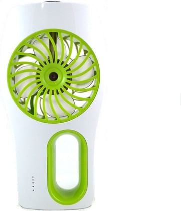Mobilegear Mini Portable Rechargeable Powerful Cooling Replenishment Fan with Humidifying Effect USB USB Hub