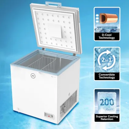 Godrej DH EPenta 225D 1HCN RW 207 L 4 Star Single Door Deep Freezer