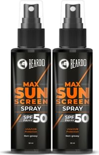 Beardo Max Sunscreen Spray SPF-50 (2 x 50ml)