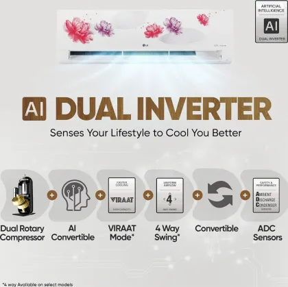 LG US-Q19FNZE 1.5 Ton 5 Star 2025 Inverter Split AC