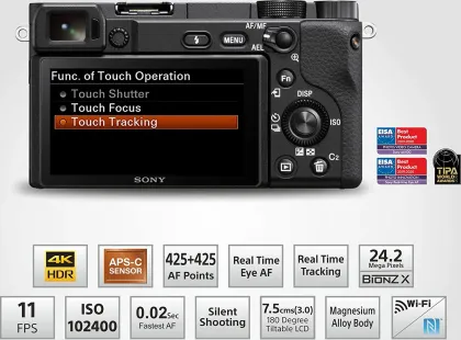 Sony Alpha ILCE-6400L 24.2MP Mirrorless Camera with 16-50mm Power Zoom Lens & Sony E 18-105mm F/4 G Lens