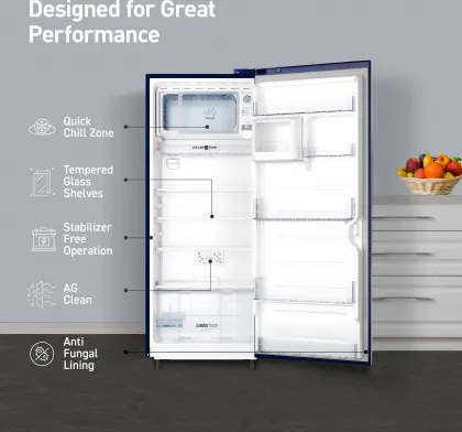 Panasonic NR-A242CFAN 230 L 3 Star Single Door Refrigerator