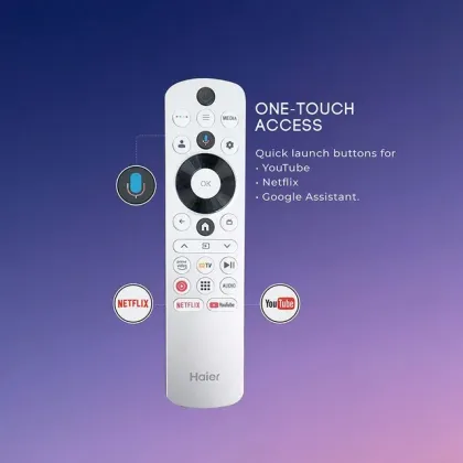 Haier S800QT 43 inch Ultra HD 4K Smart QLED TV (43S800QT)