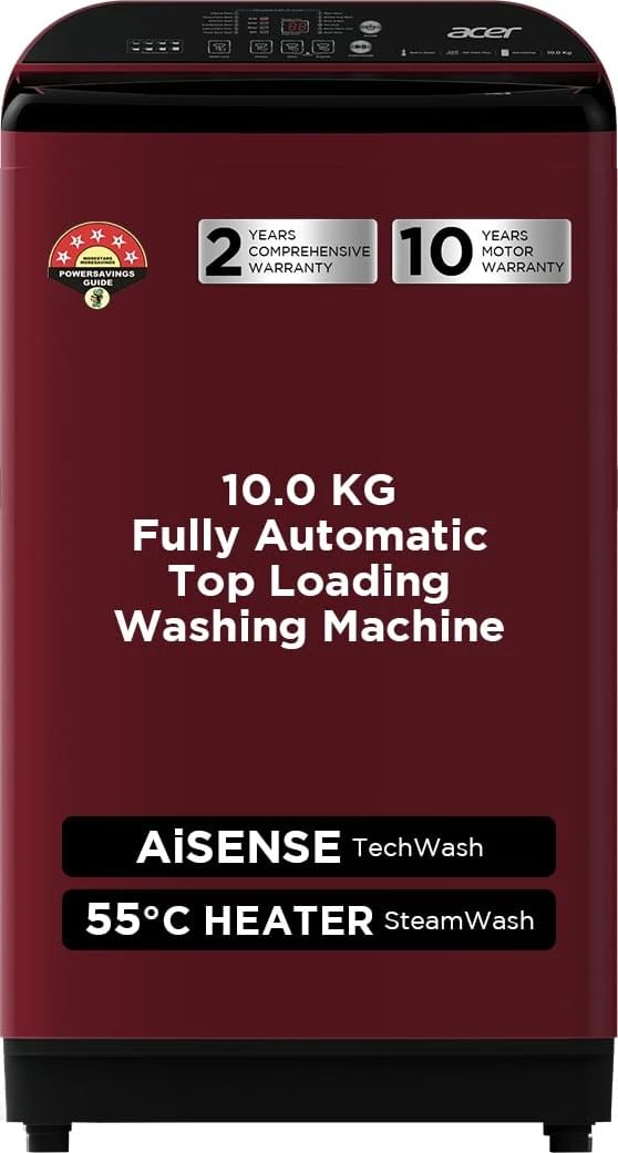 Acer AR10HFATLH2C2CR24D 10 Kg Fully Automatic Top Load Washing Machine
