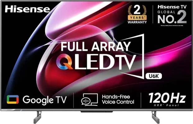 Hisense U6K 65 inch Ultra HD 4K Smart QLED TV (65U6K) Price in India 2024,  Full Specs & Review