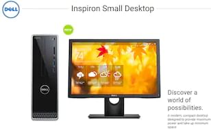 Dell Inspiron 3268 Desktop (7th Gen Core i3/ 4GB/ 1TB/ Win10 Home)