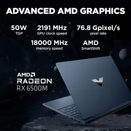 HP Victus 15-fb0184AXGaming Laptop (AMD Ryzen 5 5600H/ 8GB/ 512GB SSD/ Win11/ 4GB Graph)