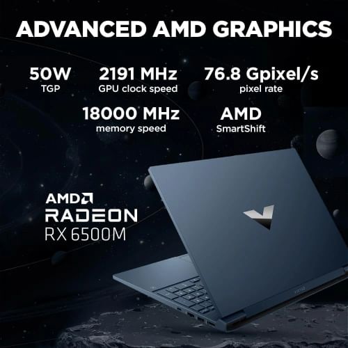 HP Victus 15-fb0184AXGaming Laptop (AMD Ryzen 5 5600H/ 8GB/ 512GB SSD/ Win11/ 4GB Graph)