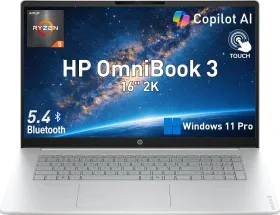 HP OmniBook 3 16 Laptop (AMD Ryzen 5 40/ 16GB/ 256GB SSD/ Win 11)