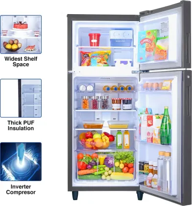 Godrej RT EONALPHA 250B 25 RI 212 L 2 Star Double Door Refrigerator