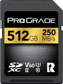 Prograde Digital 250R 512GB SDXC UHS-II Memory Card