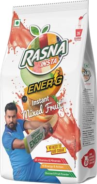 Rasna Fruit Plus 500gm Polypouch, Mixed Fruit Pack of 2