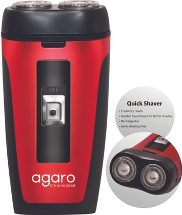 Agaro Two Head Rotary DS 581 Shaver For Men