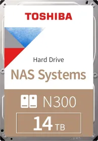TOSHIBA N300 HDWG31EAZSTA 14TB NAS Internal Hard Disk Drive