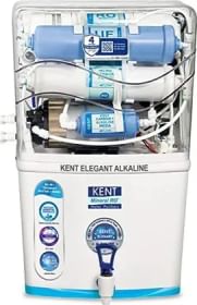 Kent Elegant Alkaline 8 L RO + UV + UF + Minerals + Alkaline Water Purifier
