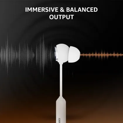 AmazonBasics ABEVE123M Wired Earphones