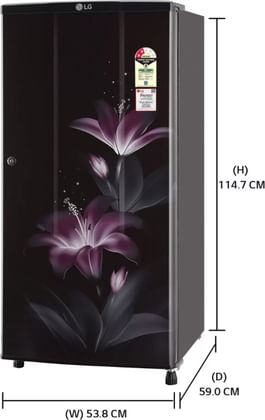 LG GL-B181RPGC 185 L 2 Star Single Door Refrigerator