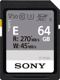 Sony SF-E64 64GB SDXC UHS-II Memory Card