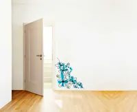 Rawpockets 'Border Decorative' Wall Sticker (PVC Vinyl, 0.99 cm x 85 cm x 95 cm)