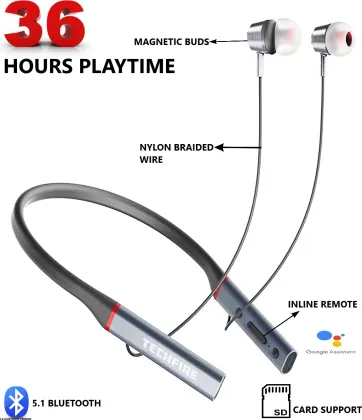 Techfire Live 1000 Pro Wireless Neckband