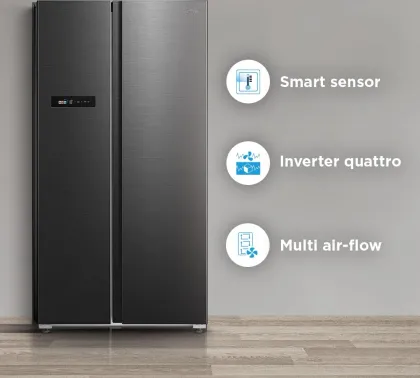 Midea MDRS791MIF28IND 592 L Side by Side Refrigerator
