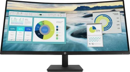 HP P34hc G4 34 inch WQHD Curved Monitor