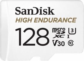 SanDisk High Endurance 128GB Class 10 Micro SDXC Memory Card