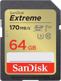 SanDisk Extreme 64GB UHS-1 170MB/s SDXC Memory Card