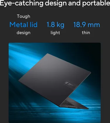 Asus Vivobook 16X K3605ZU-MBN541WS Laptop (12th Gen Core i5/ 16 GB RAM/ 512 GB SSD/ Win 11/ 6GB Graphics)