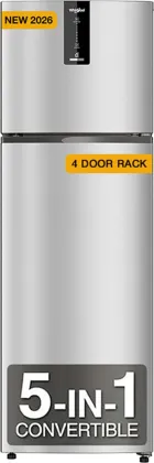 Whirlpool IF INV 278 Lunar Steel Conv-Y 235 L 3 Star Double Door Refrigerator