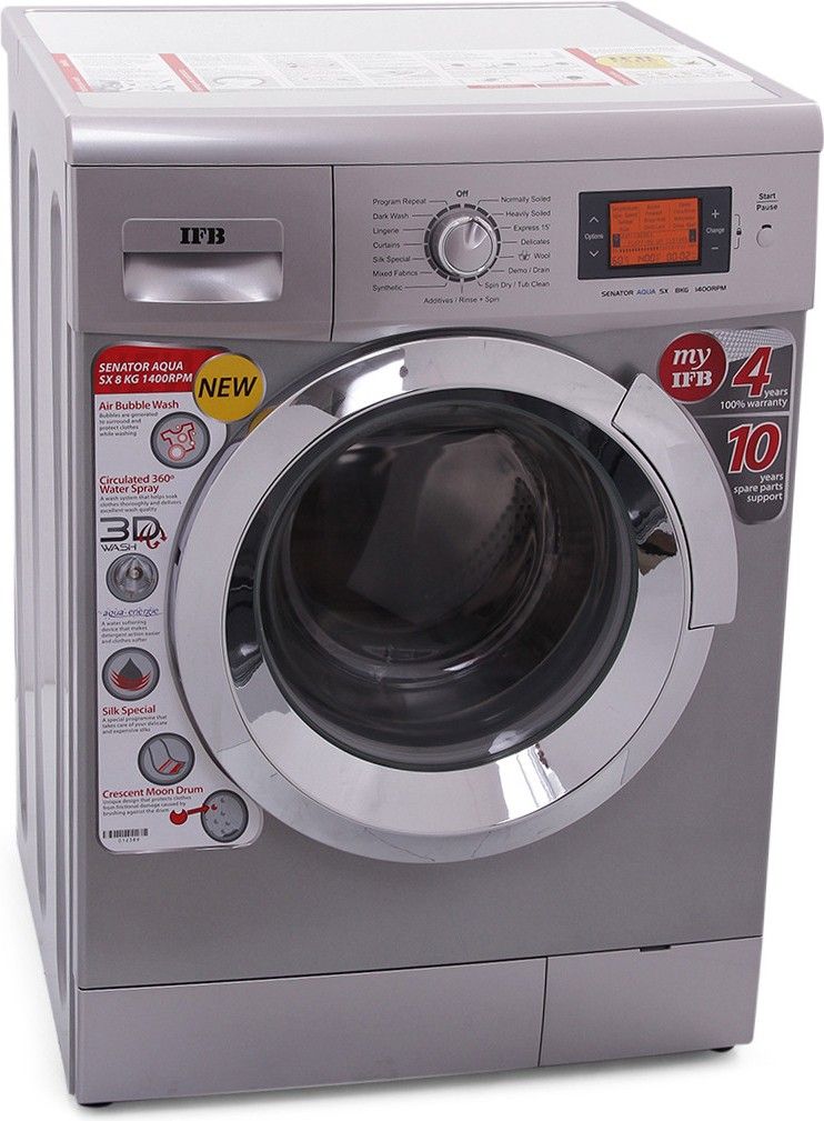 Ifb Senator Aqua Sx 8kg Front Loading Washing Machine Best Price