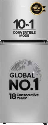 Haier HEF-332TSA-P 328 L 2 Star Double Door Refrigerator
