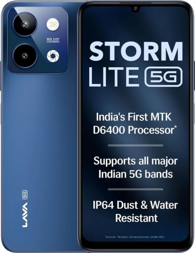 Lava Storm Lite 5G (4GB RAM + 128GB)