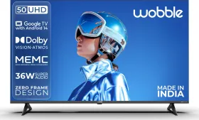 Wobble WB50UDAGU2875D25 50 inch Ultra HD 4K Smart LED TV