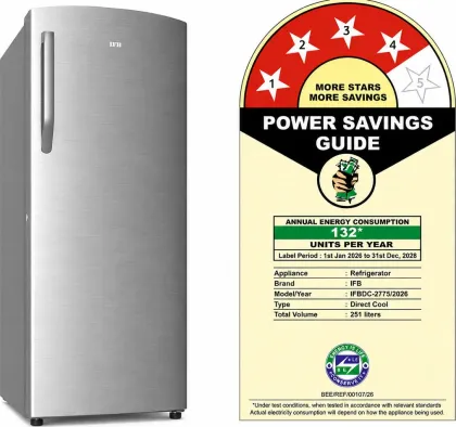 IFB IFBDC-277DIBS 251 L 4 Star Single Door Refrigerator