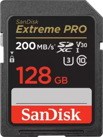 SanDisk Extreme Pro 128 GB UHS-I SDHC Memory Card