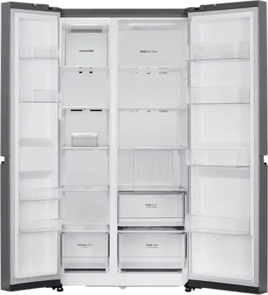 LG GL-B257JDS3 650 L 3 Star Side By Side Refrigerator