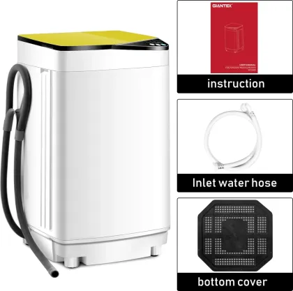 Giantex EP23936YE 7.7 lbs Fully Automatic Top Load Washing Machine