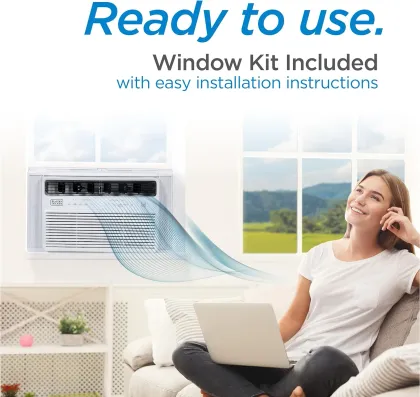 BLACK+DECKER BD08NWES 8000 BTU 115V Window AC