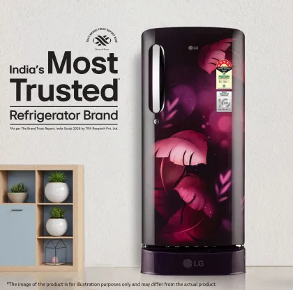 LG GLD1956ZAPI 185 L 5 Star Single Door Refrigerator
